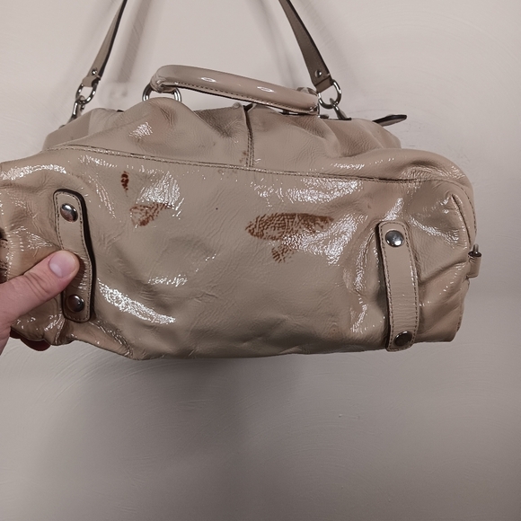 COACH project patent Leather cream Ashley F15455, 2011 millennial purse - Picture 9 of 16